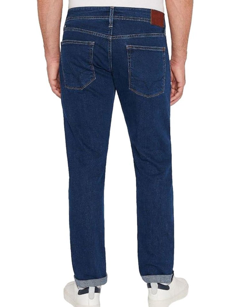 Jean Regular  Foncé Homme Pepe Jeans Tapered PM207390CT7 Bleu - Kiabi