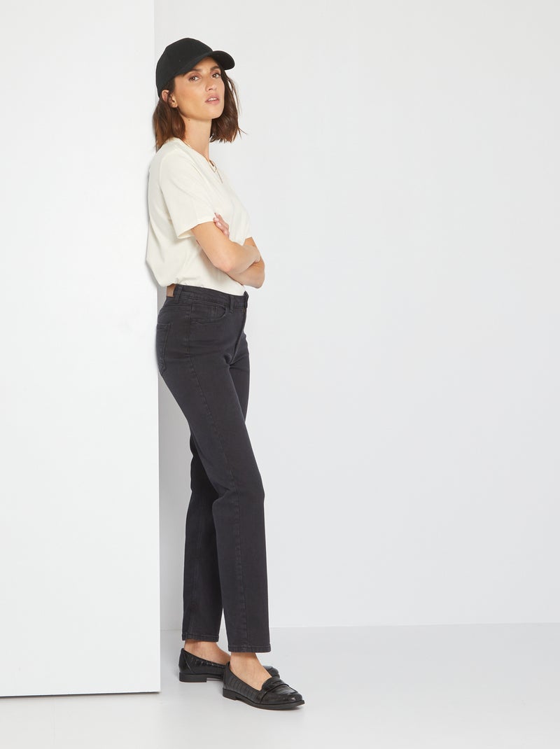 Jean regular L28 Noir - Kiabi