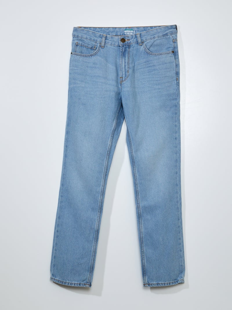 Jean regular L30 Bleu clair - Kiabi