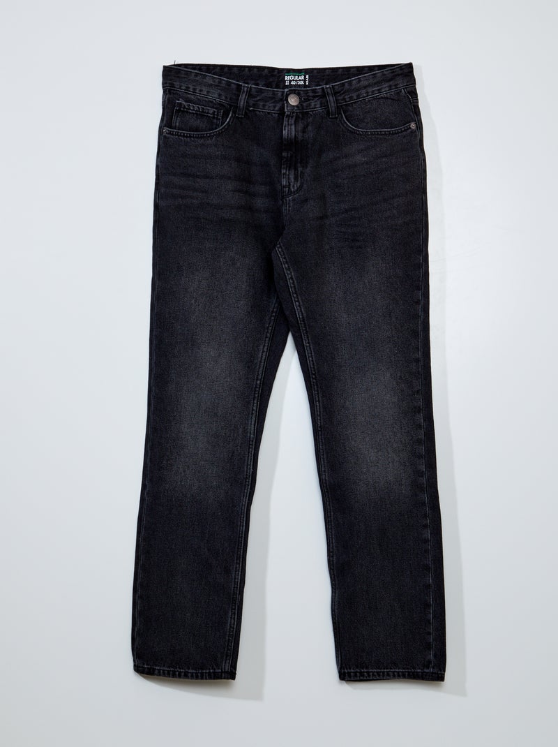 Jean regular L30 Gris foncé - Kiabi