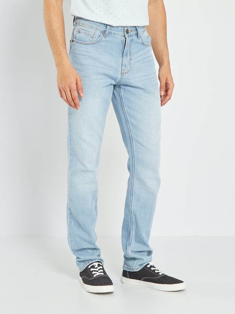 Jean regular L34 Bleu clair - Kiabi