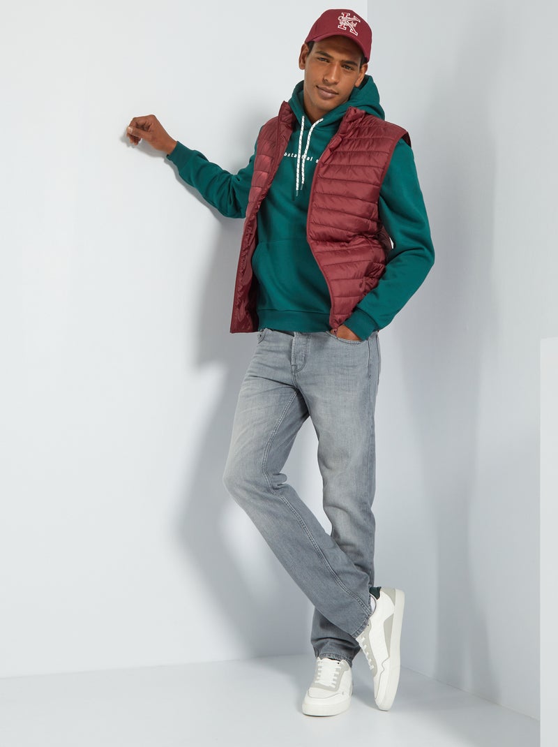 Jean regular L34 Gris - Kiabi