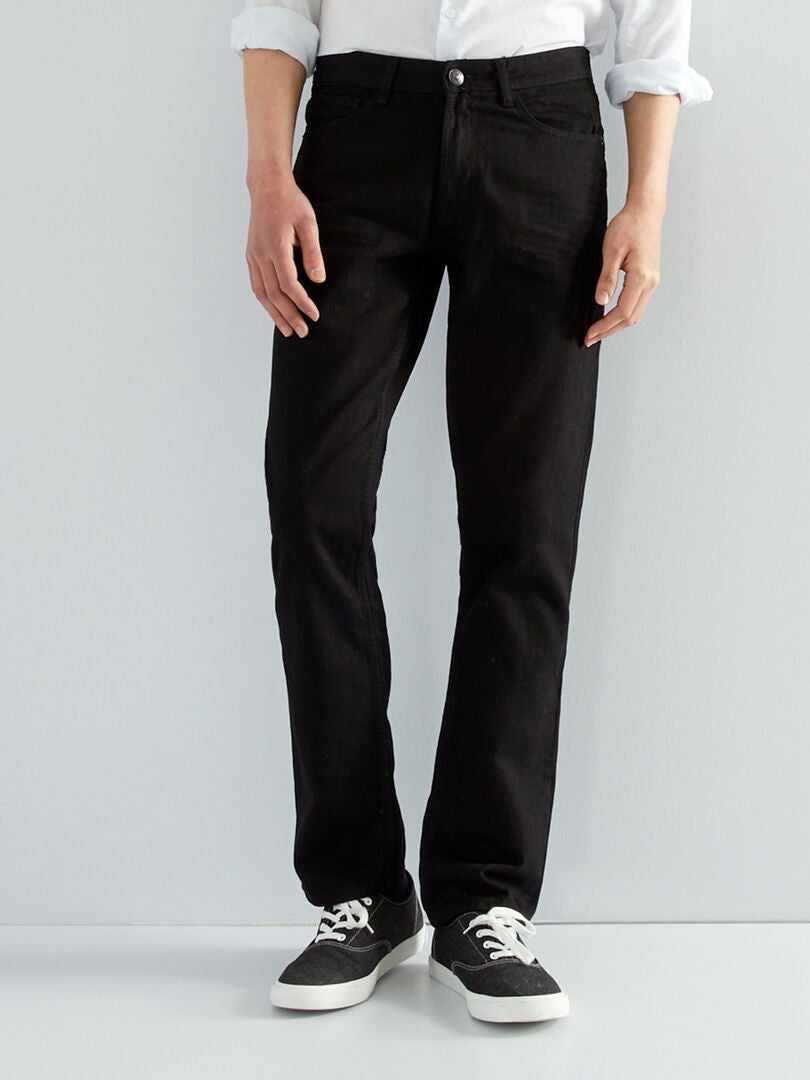 Jean regular L34 Noir - Kiabi