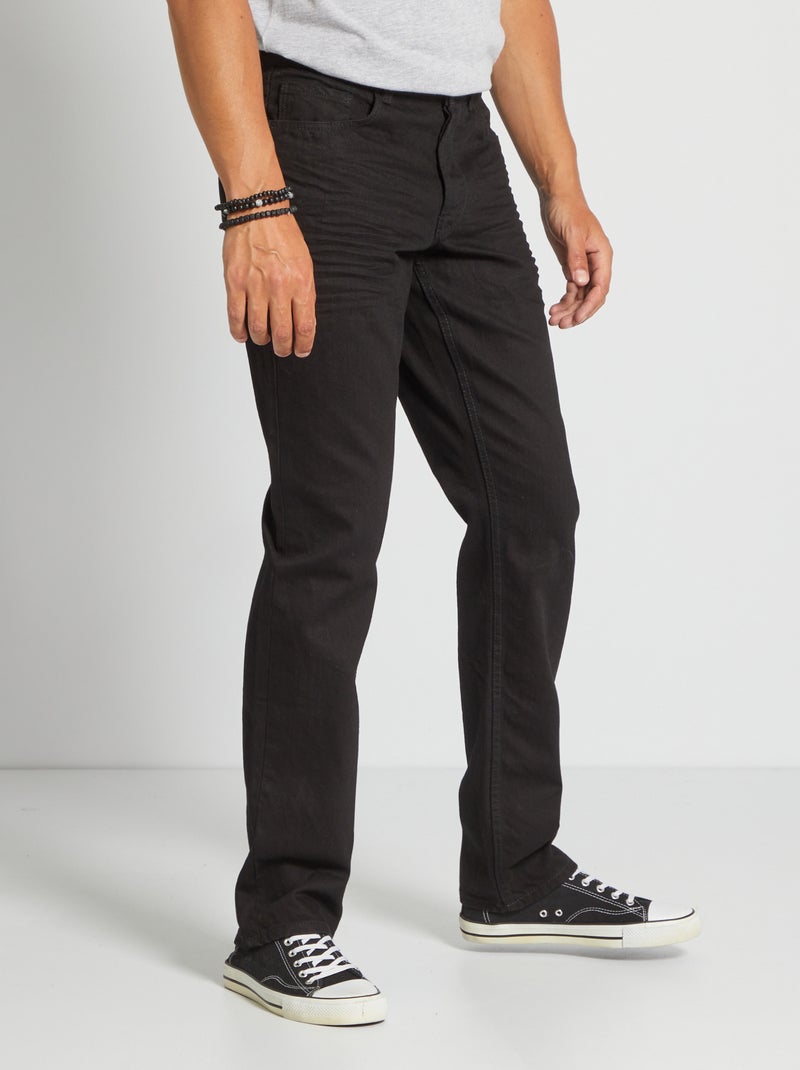 Jean regular L34 Noir - Kiabi