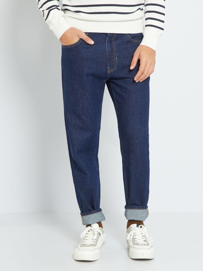 jean pur coton femme