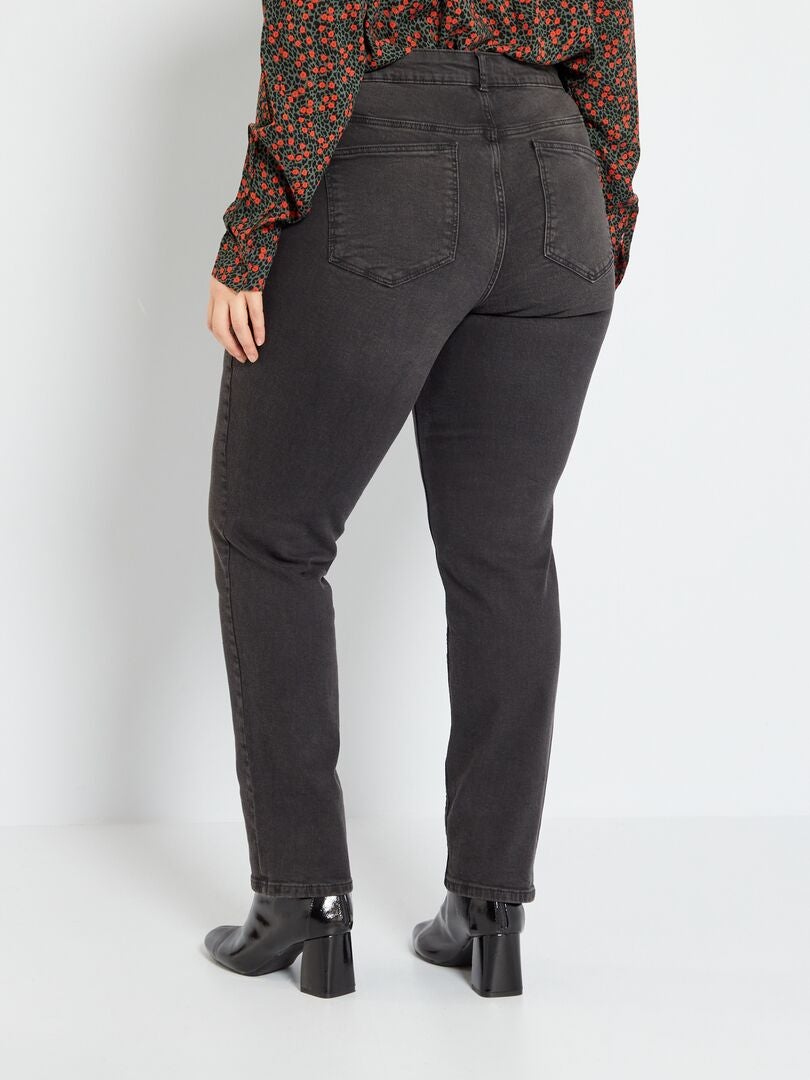 Jean regular stretch - 30L Noir - Kiabi