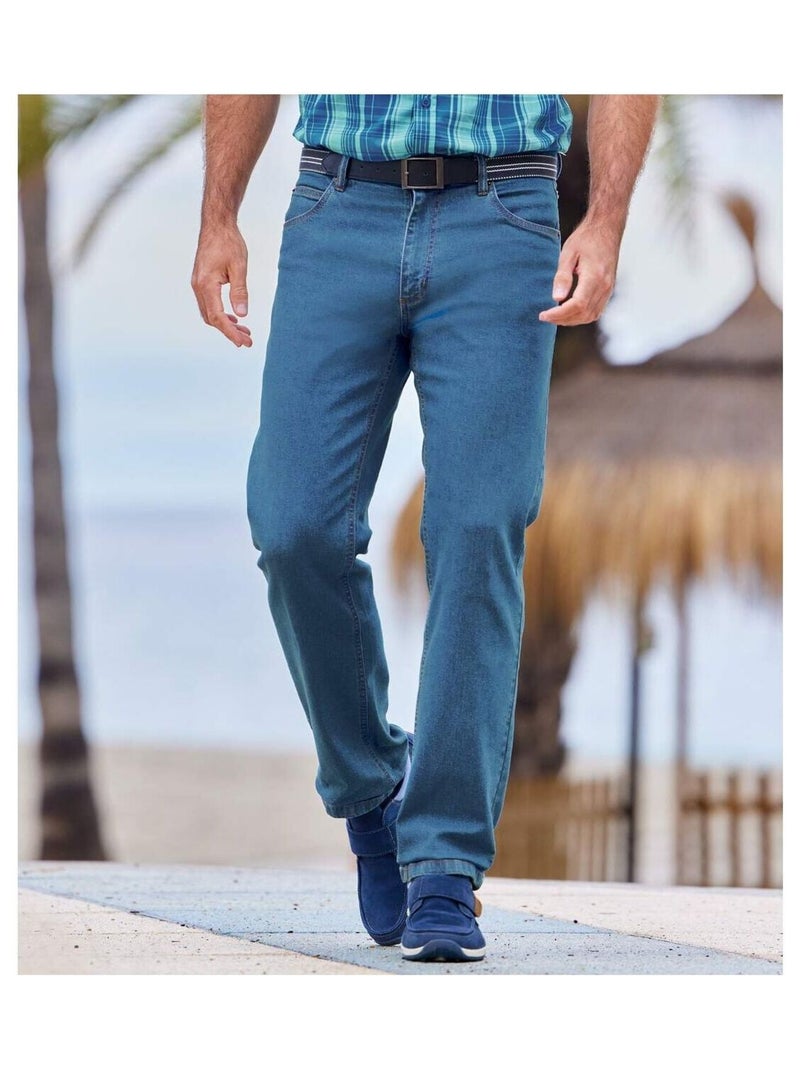 Jean Regular Stretch - ATLAS FOR MEN Bleu - Kiabi