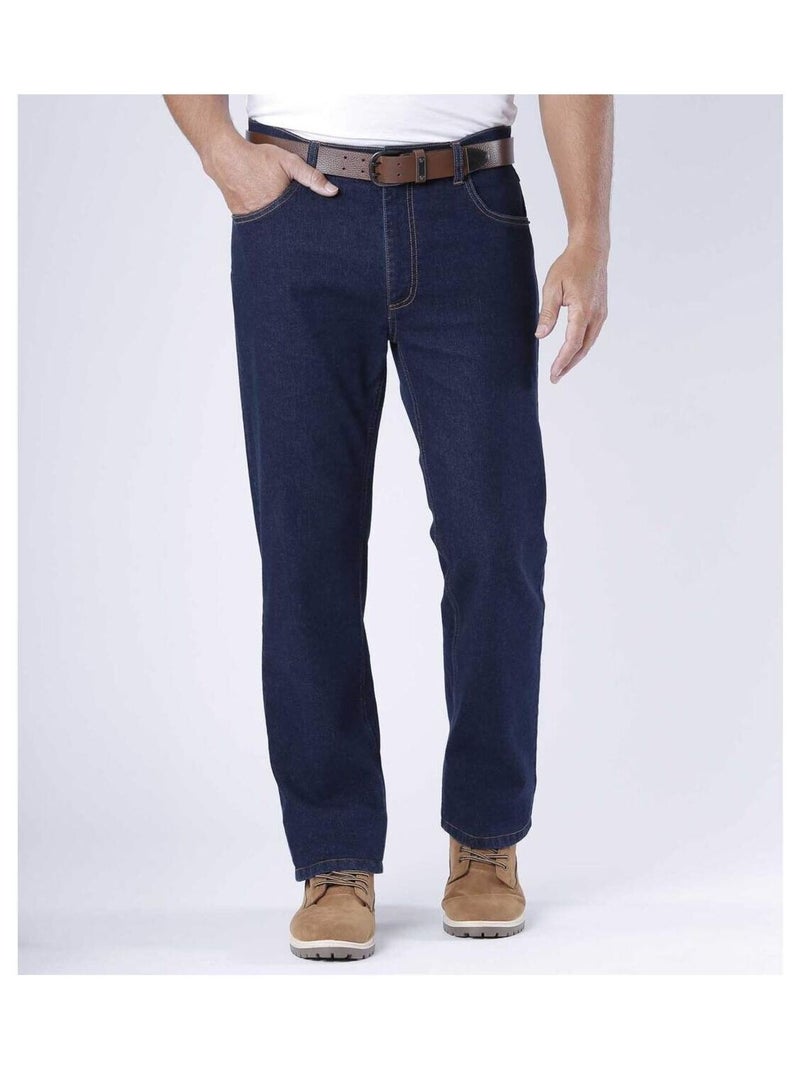 Jean Regular Stretch - ATLAS FOR MEN Bleu foncé - Kiabi