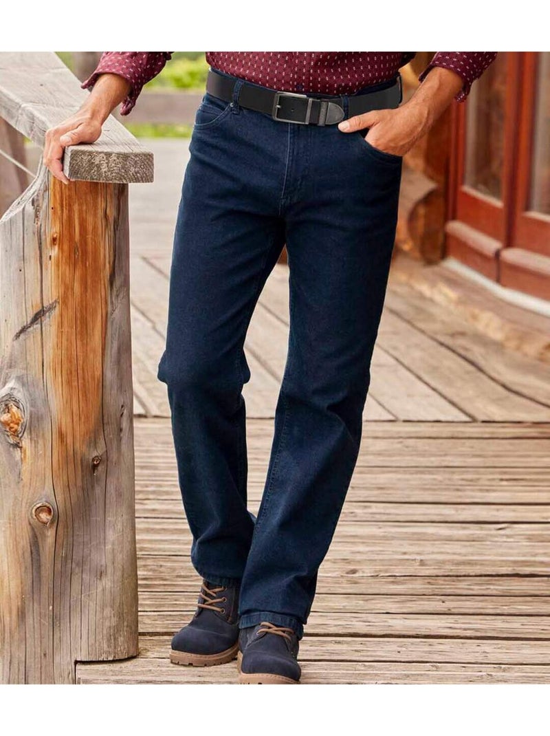 Jean Regular Stretch - ATLAS FOR MEN Bleu foncé - Kiabi