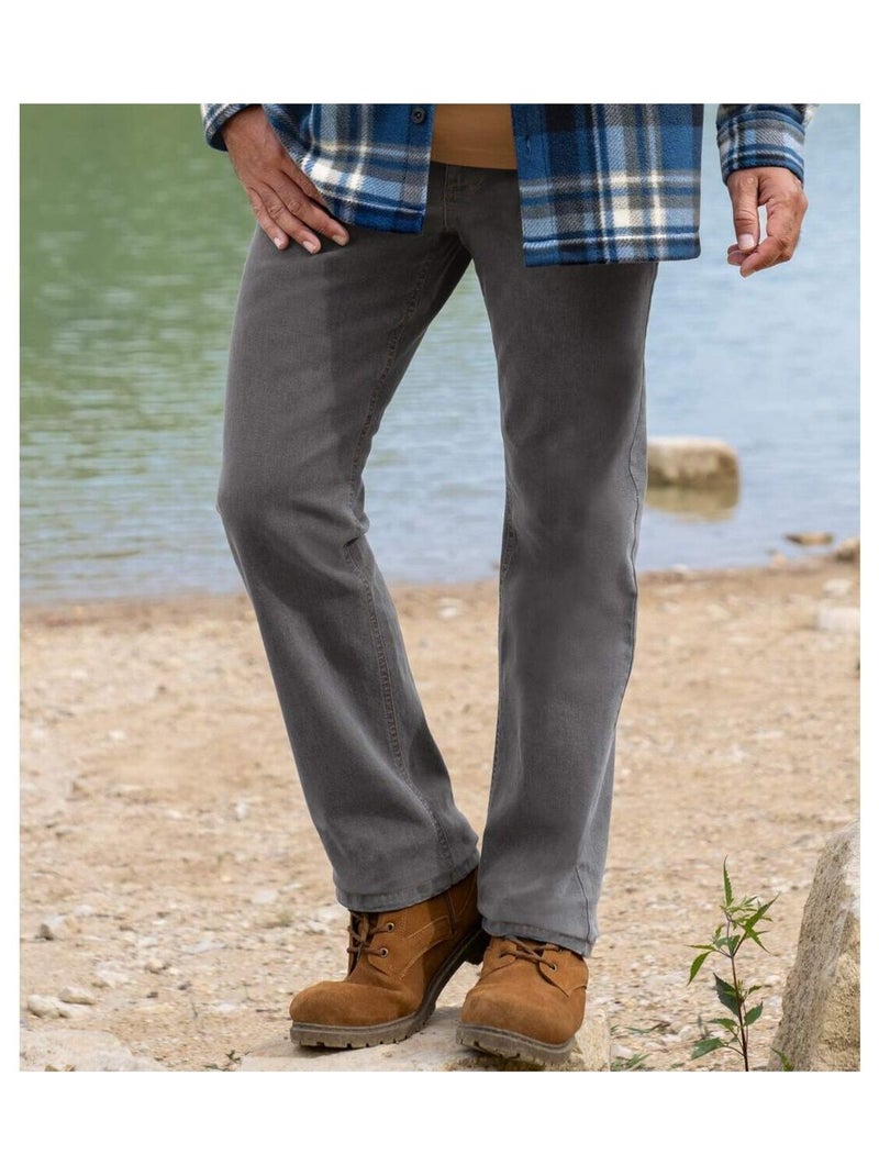 Jean Regular Stretch - ATLAS FOR MEN Gris - Kiabi