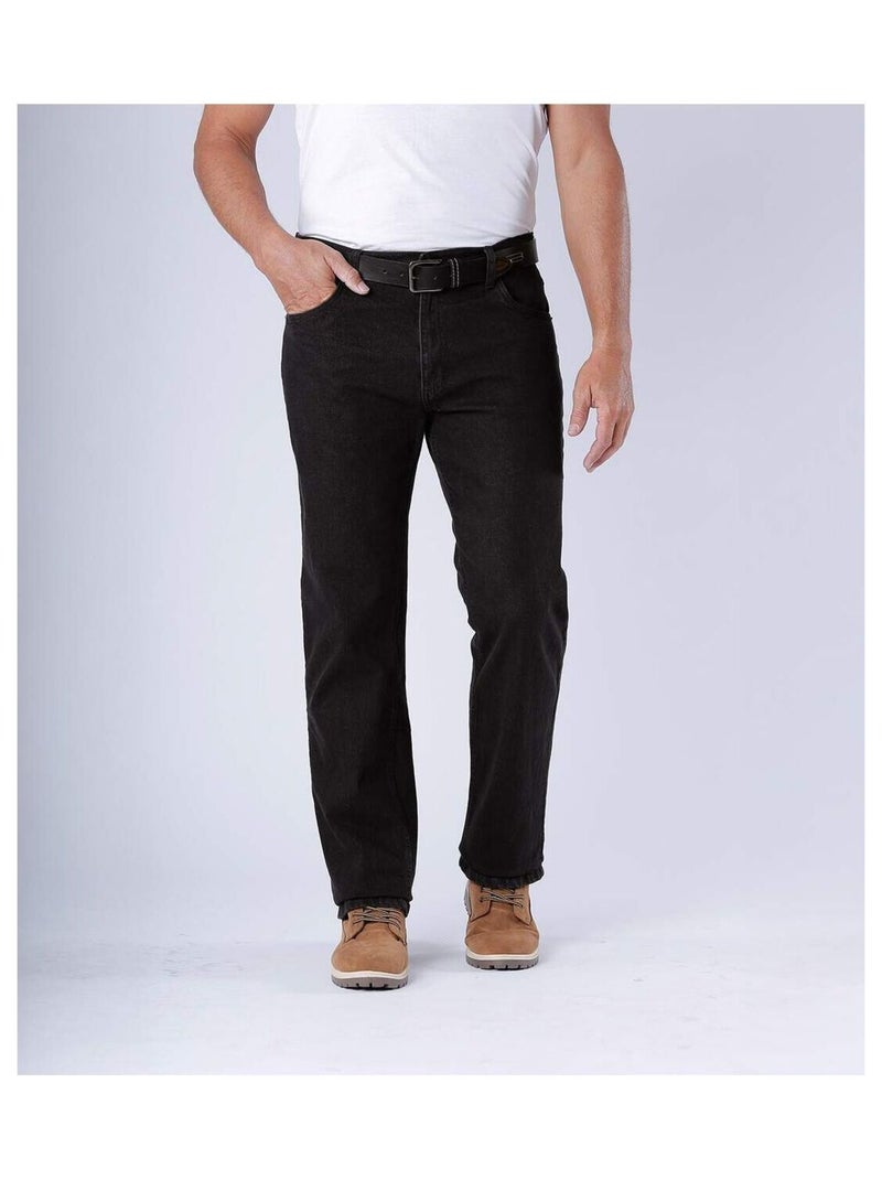 Jean Regular Stretch - ATLAS FOR MEN Noir - Kiabi