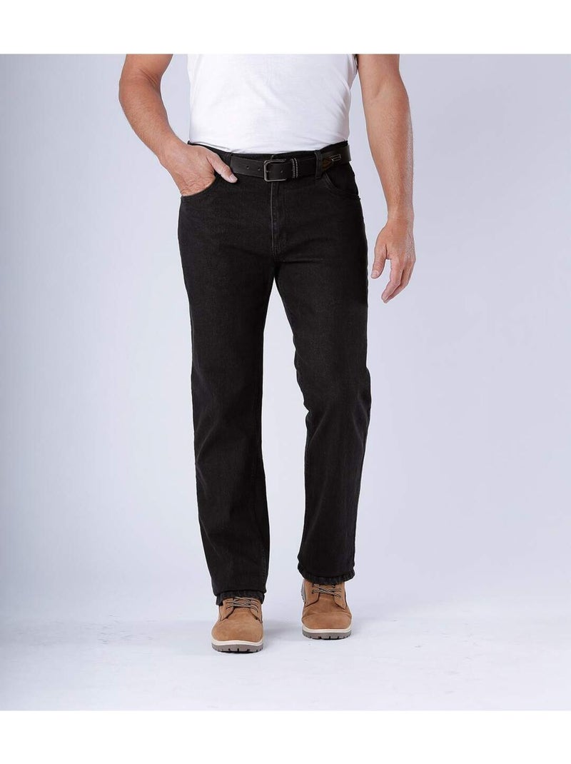Jean regular stretch   - atlas for men Noir - Kiabi