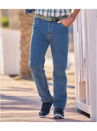 Jean Regular Stretch Bleu   - ATLAS FOR MEN