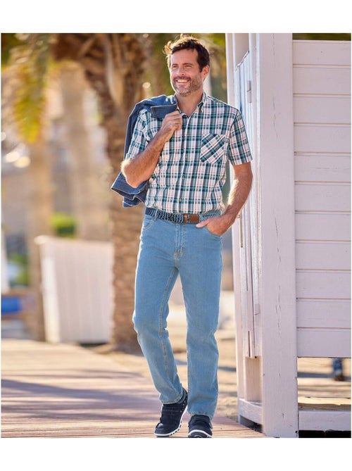 Jean Regular Stretch Confort - ATLAS FOR MEN - Kiabi Jean Regular Stretch Confort - ATLAS FOR MEN - Kiabi