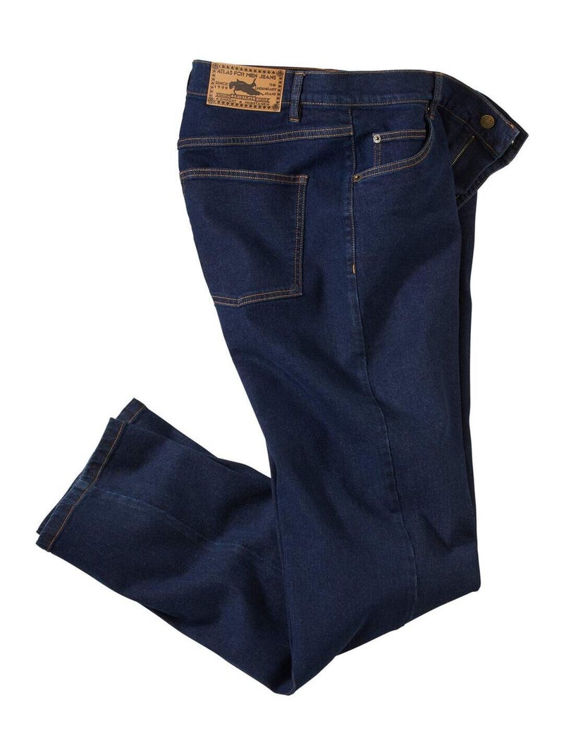 Jean Regular Stretch Confort - ATLAS FOR MEN Bleu foncé - Kiabi