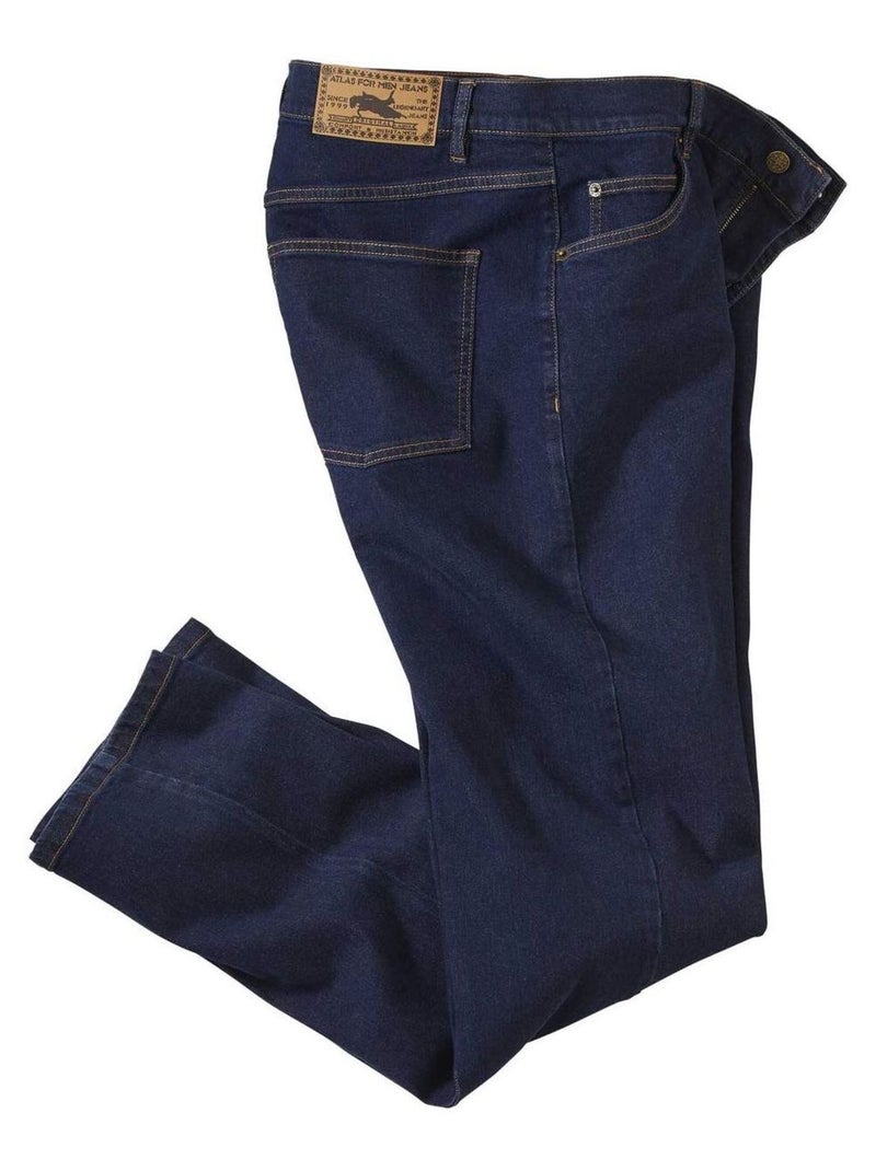 Jean Regular Stretch Confort  - ATLAS FOR MEN Bleu foncé - Kiabi