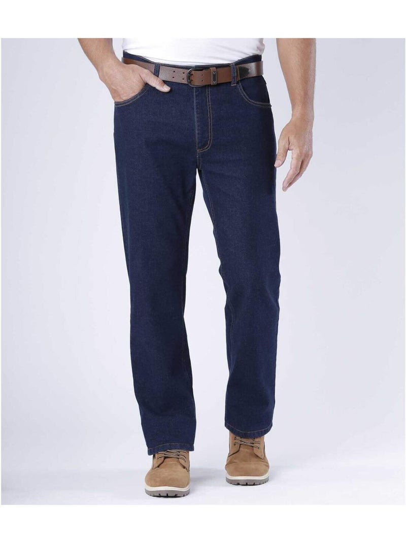 Jean regular stretch confort  - atlas for men Bleu foncé - Kiabi