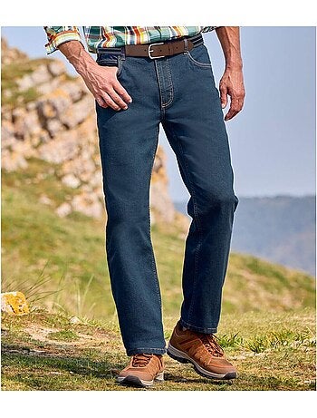 Jean coupe droite taille semi-elastiquée - atlas for men