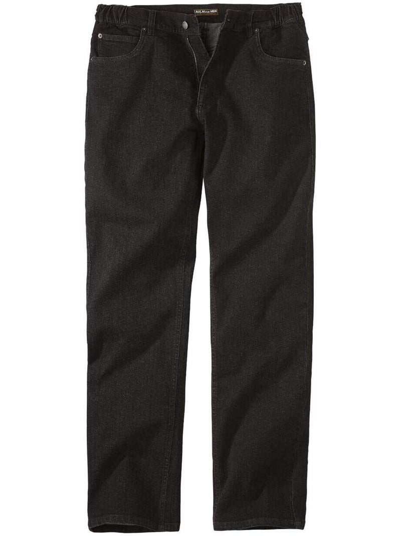 Jean Regular Stretch Confort - ATLAS FOR MEN Noir - Kiabi
