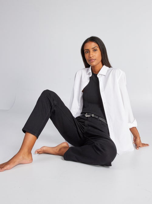 Jean regular taille haute - 34L - Kiabi