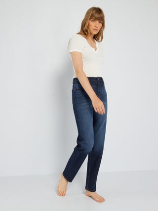 Jean regular taille haute - L28