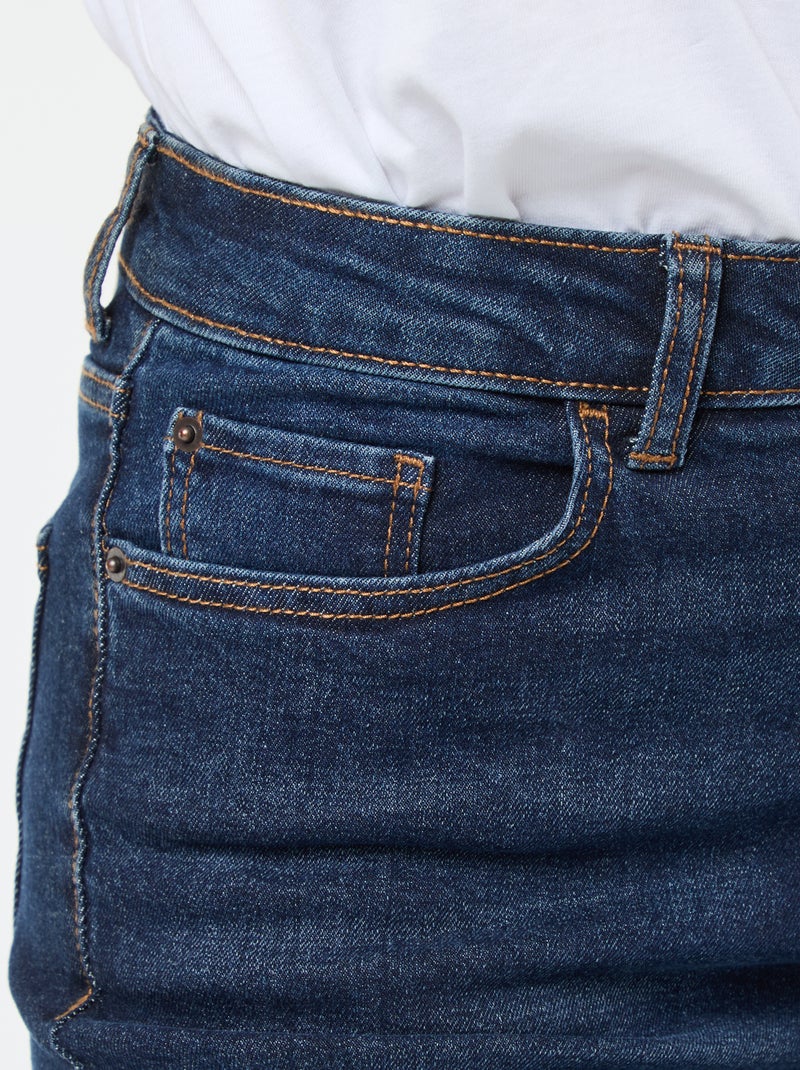 Jean regular taille haute - L28 Brut - Kiabi