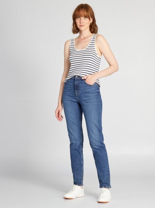 Jean regular taille haute - L28