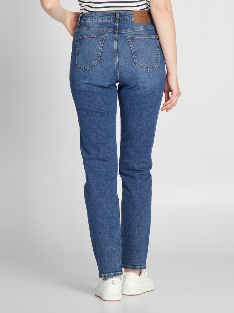 Jean regular taille haute - L28 Stone - Kiabi