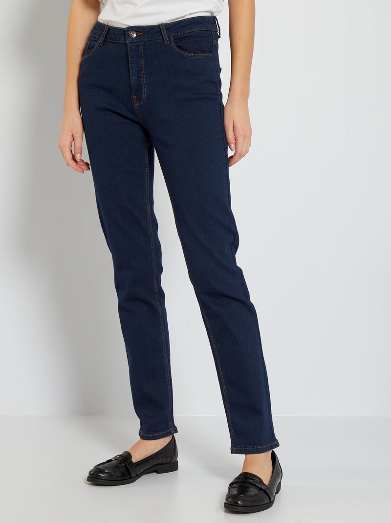 Jean regular taille haute - L30 Rince - Kiabi