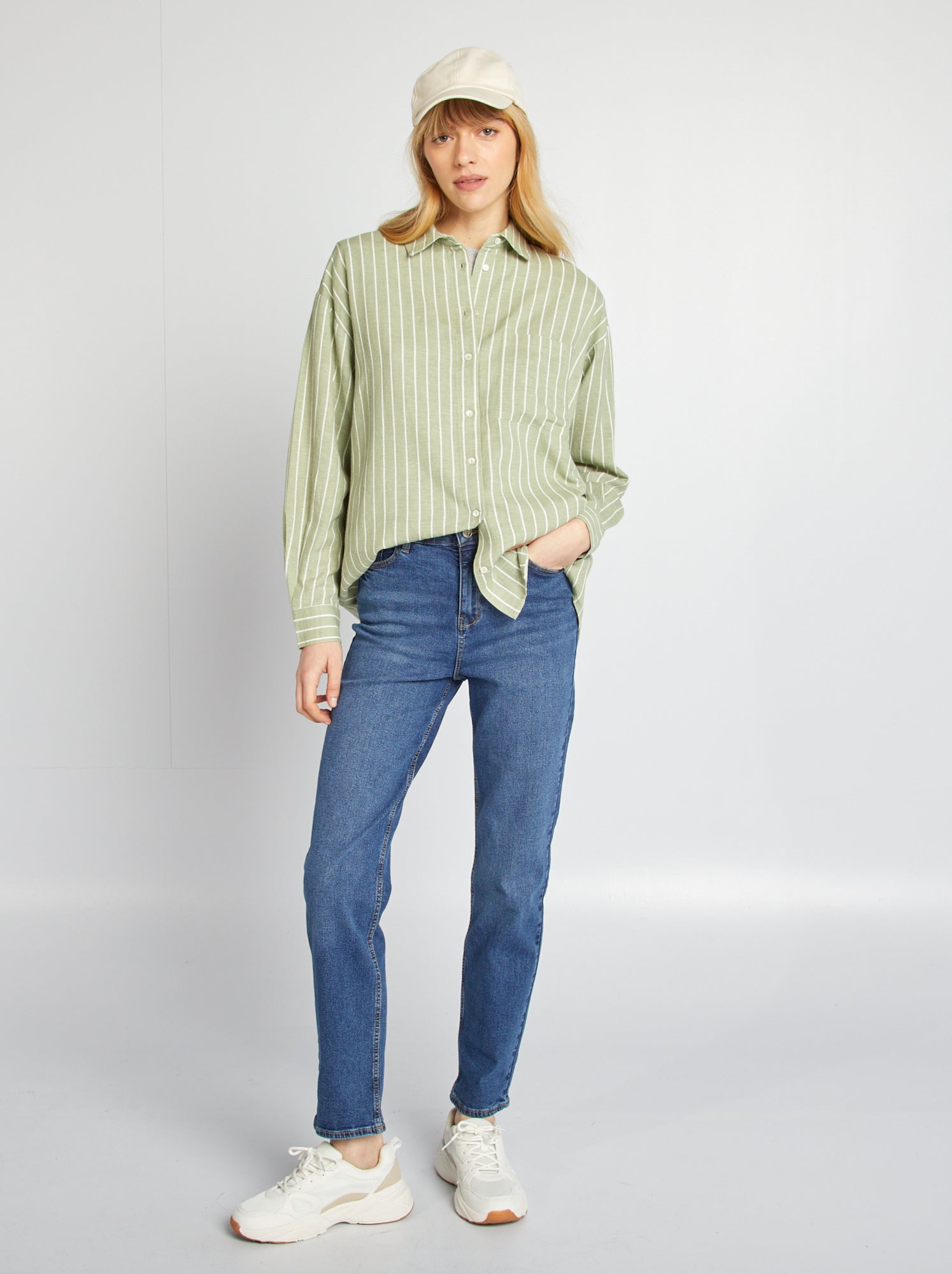 Jean regular taille haute - L30