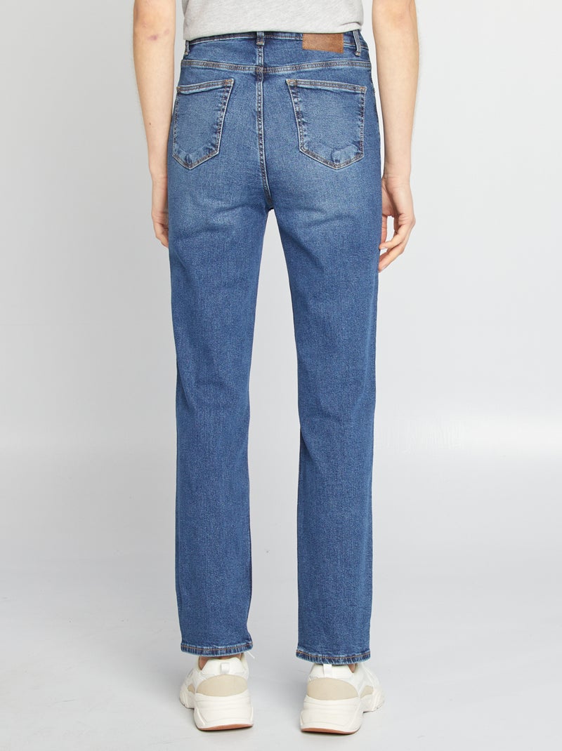 Jean regular taille haute - L30 Stone - Kiabi