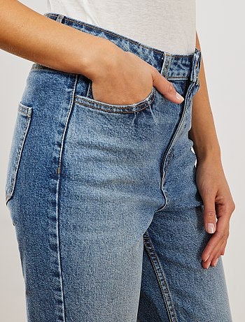 Jean regular taille haute - Kiabi