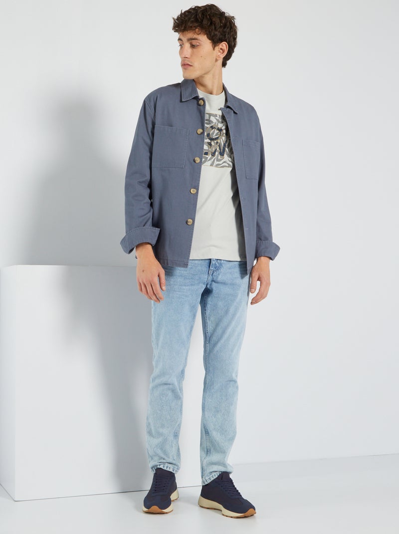 Jean regular taille standard L32 Bleu - Kiabi