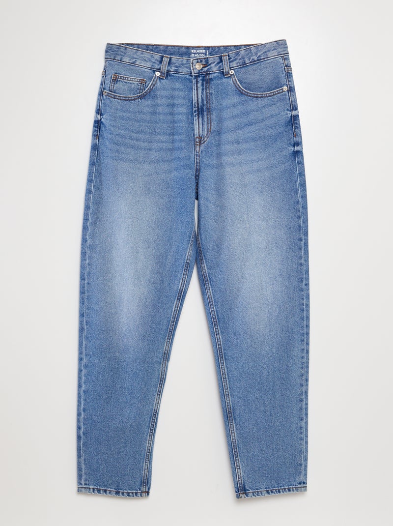 Jean relaxed fit Bleu - Kiabi