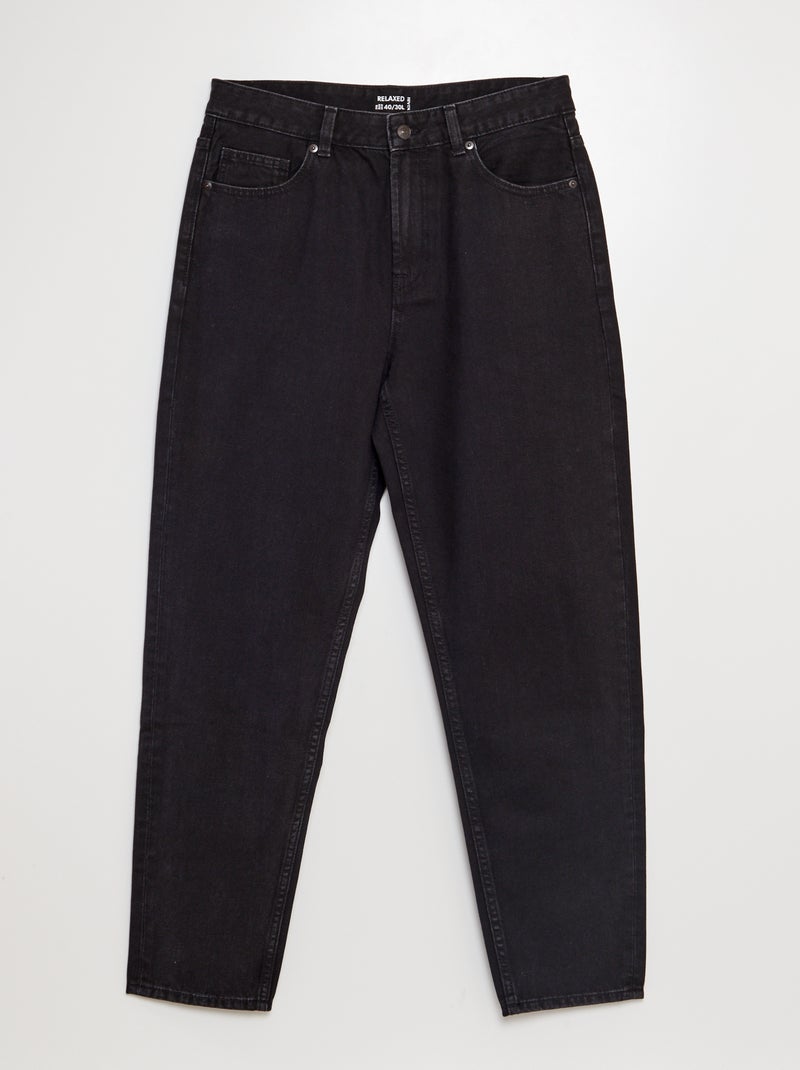 Jean relaxed fit Noir - Kiabi