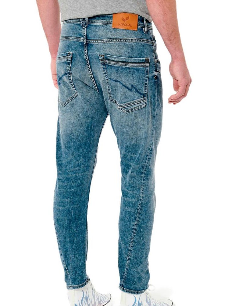 Jean Relaxed Homme Kaporal Cropped Bleu - Kiabi
