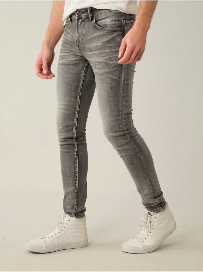 Jean rock  'Deeluxe' Gris Gris - Kiabi