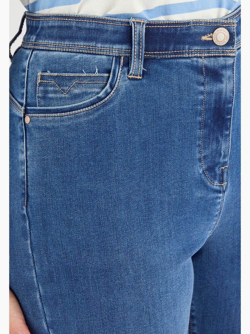Jean Secret Stretch by Damart. - Damart Bleu denim - Kiabi