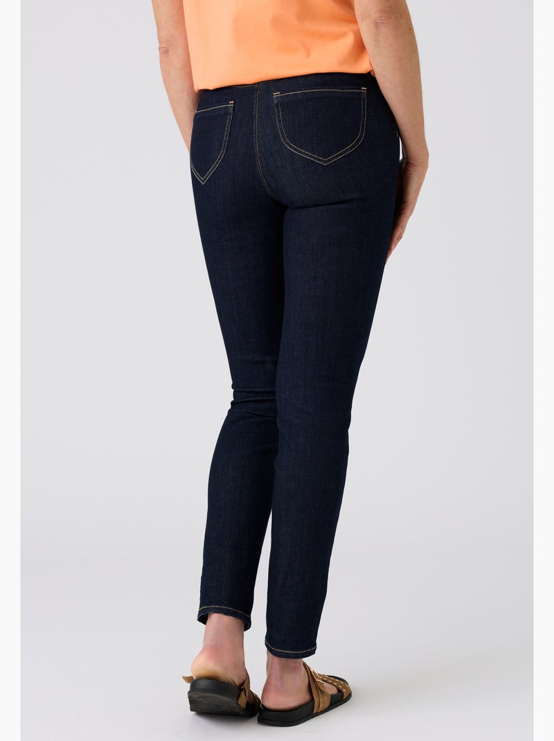 Jean Secret Stretch by Damart. - Damart Bleu foncé - Kiabi