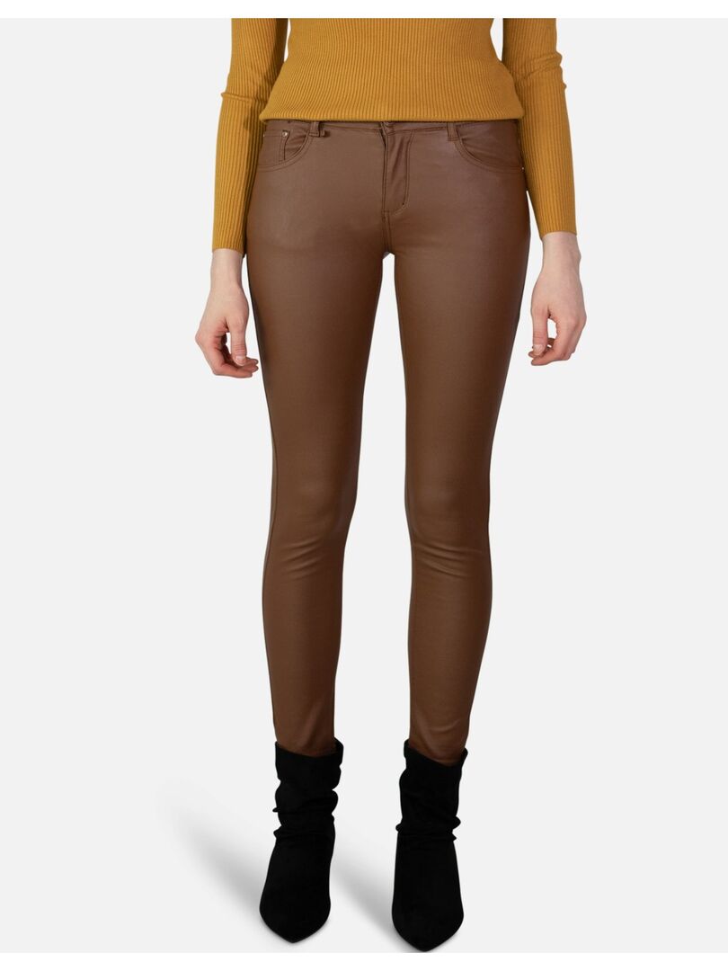 Legging cuir kiabi best sale