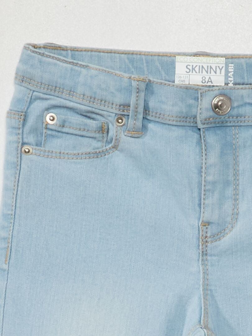 Jean skinny - 5 poches Bleu clair - Kiabi