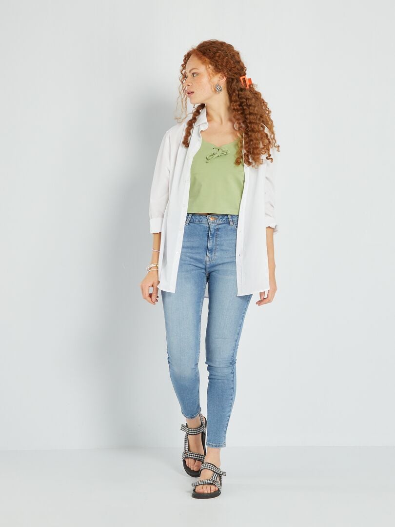 Jean skinny - 5 poches Triple stone - Kiabi