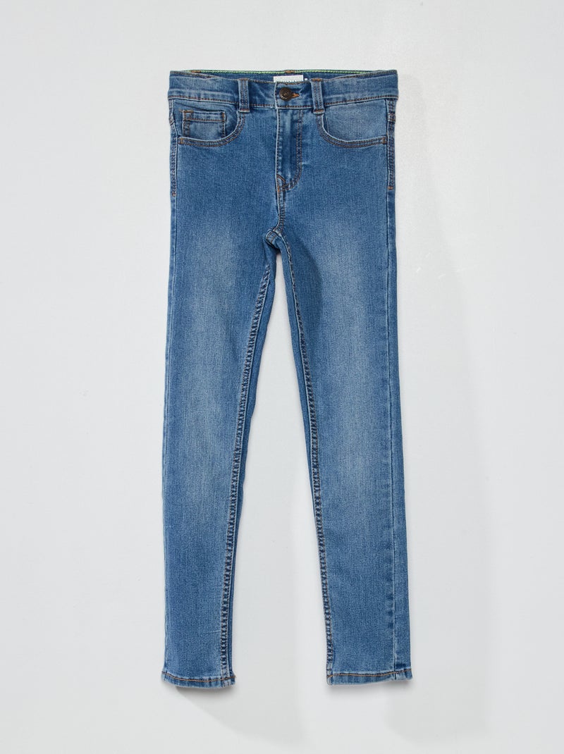 Jean skinny - Coupe + ajustée Double stone - Kiabi