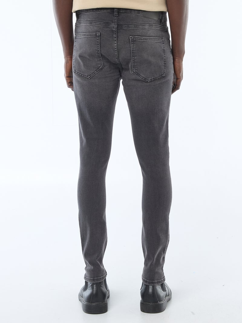 Jean skinny - L30 Gris/Gris moyen - Kiabi