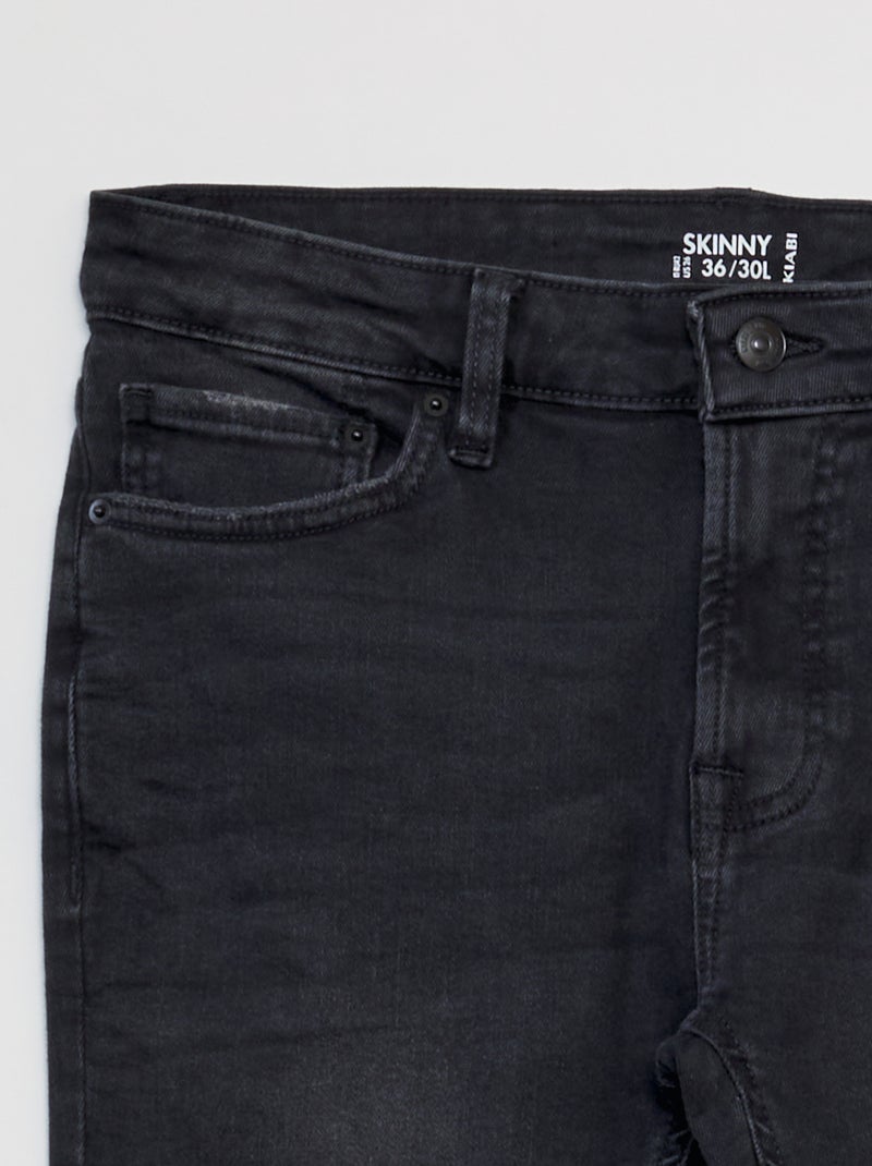 Jean skinny - L30 Noir - Kiabi