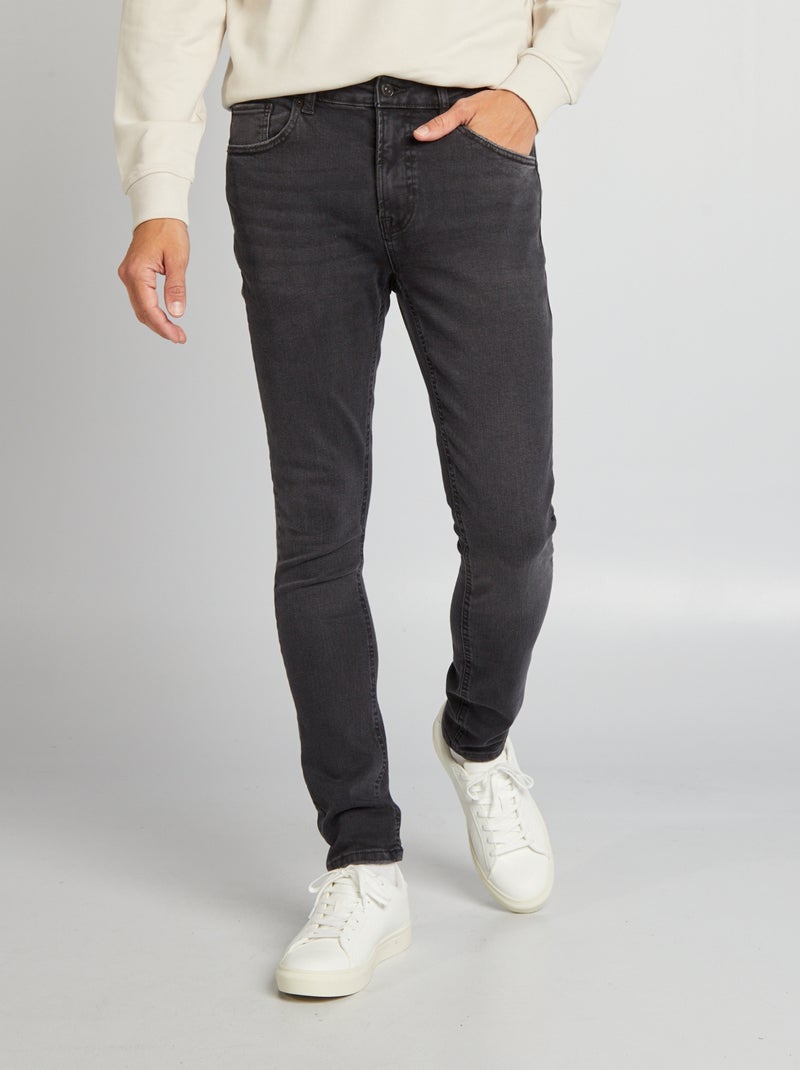 Jean skinny - L32 Noir/gris - Kiabi