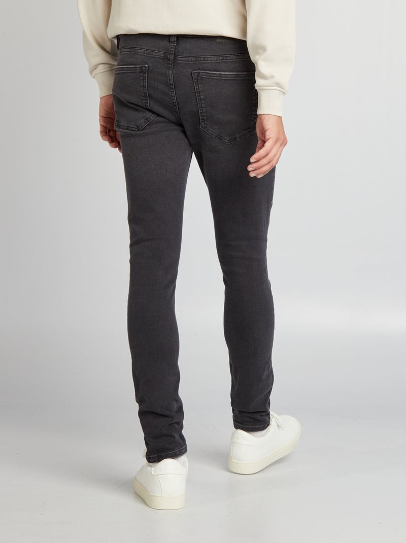 Jean skinny - L32 Noir/gris - Kiabi