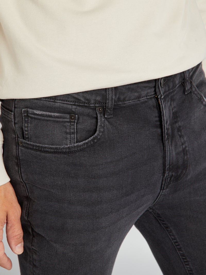 Jean skinny - L32 Noir/gris - Kiabi