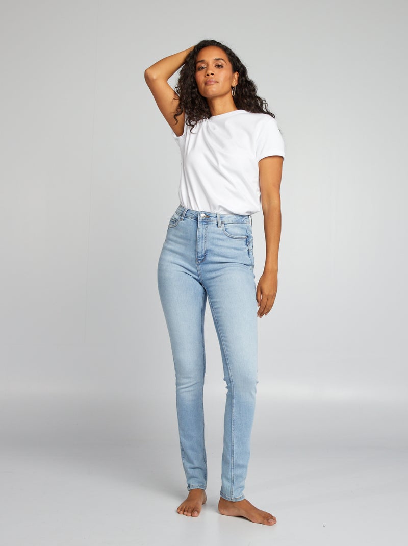 Jean skinny - L34 Bleu clair - Kiabi