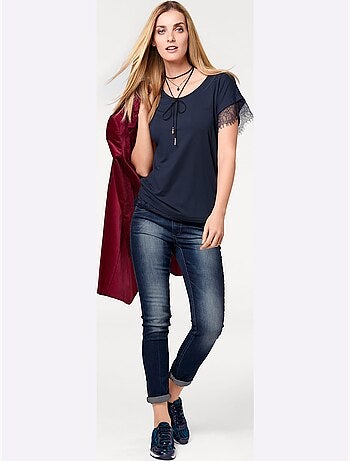 Jean skinny - taille courte - helline